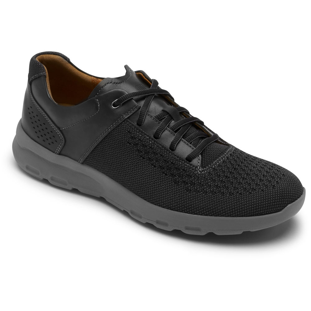 Rockport Joggesko Herre Svart - Pulsetech Plain Toe - DSVO38724